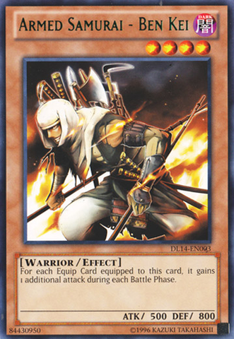 Armed Samurai - Ben Kei (Green) [DL14-EN003] Rare Yu-Gi-Oh!
