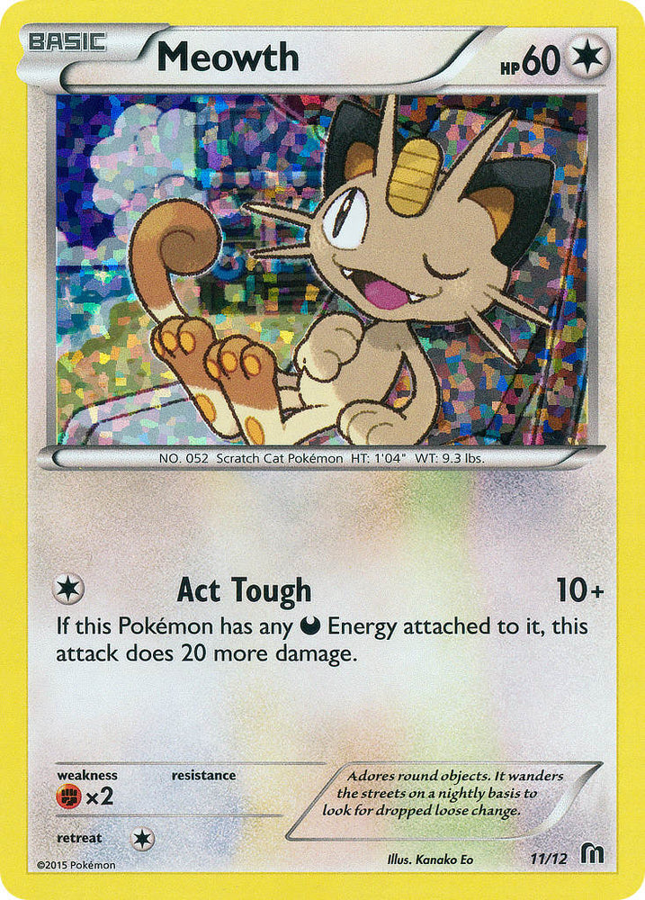 Meowth (11/12) [McDonald's Promos: 2016 Collection] Pokémon