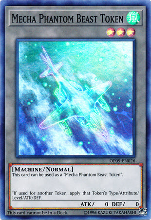 Mecha Phantom Beast Token - "Harrliard" [OP09-EN026] Super Rare Yu-Gi-Oh!