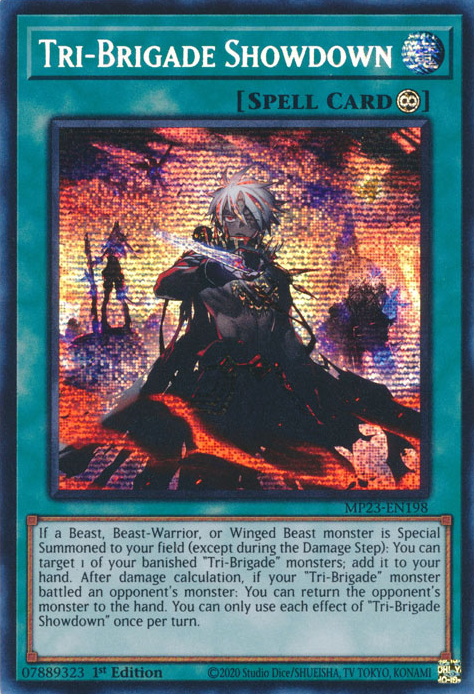 Tri-Brigade Showdown [MP23-EN198] Prismatic Secret Rare Yu-Gi-Oh!