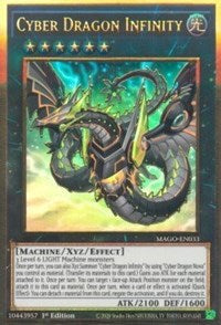 Cyber Dragon Infinity (Alternate Art) [MAGO-EN033] Gold Rare Yu-Gi-Oh!