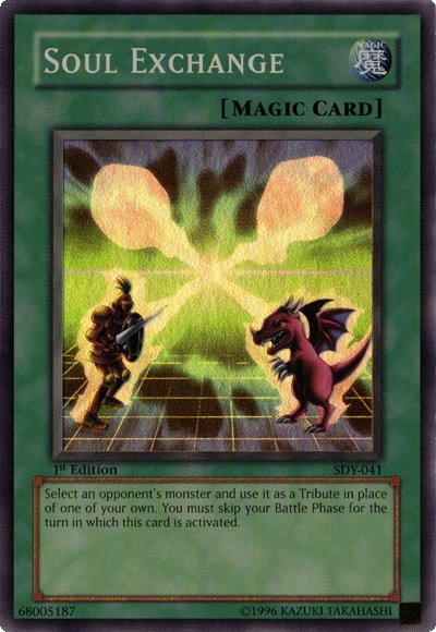 Soul Exchange [SDY-041] Super Rare Yu-Gi-Oh!