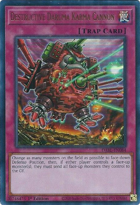 Destructive Daruma Karma Cannon [DABL-EN084] Ultra Rare Yu-Gi-Oh!