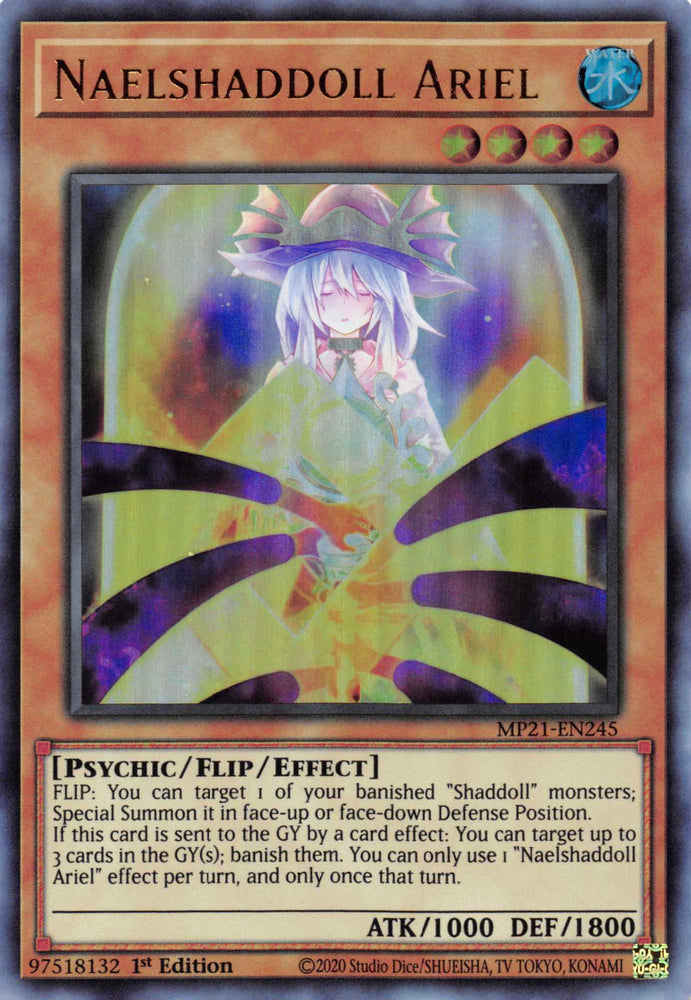 Naelshaddoll Ariel [MP21-EN245] Ultra Rare Yu-Gi-Oh!