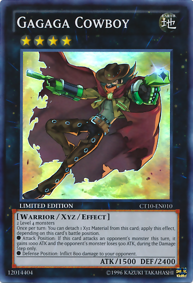 Gagaga Cowboy [CT10-EN010] Super Rare Yu-Gi-Oh!