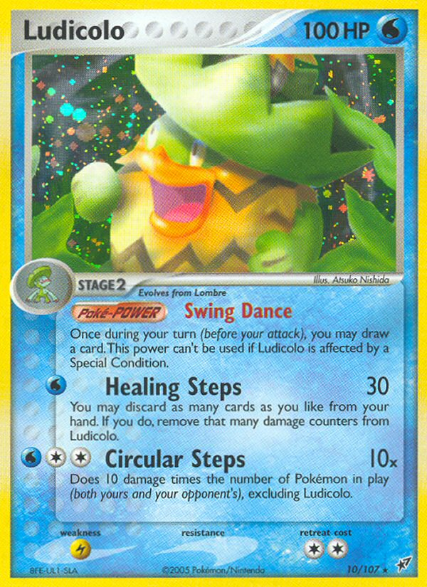 Ludicolo (10/107) [EX: Deoxys] Pokémon