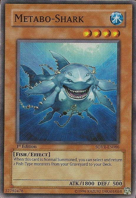 Metabo-Shark [SOVR-EN086] Super Rare Yu-Gi-Oh!