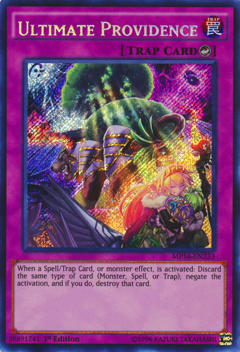 Ultimate Providence [MP16-EN233] Secret Rare Yu-Gi-Oh!