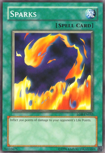 Sparks [LOB-EN055] Common Yu-Gi-Oh!