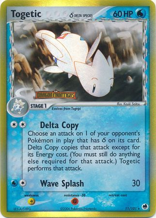 Togetic (11/101) (Delta Species) (Stamped) [EX: Dragon Frontiers] Pokémon
