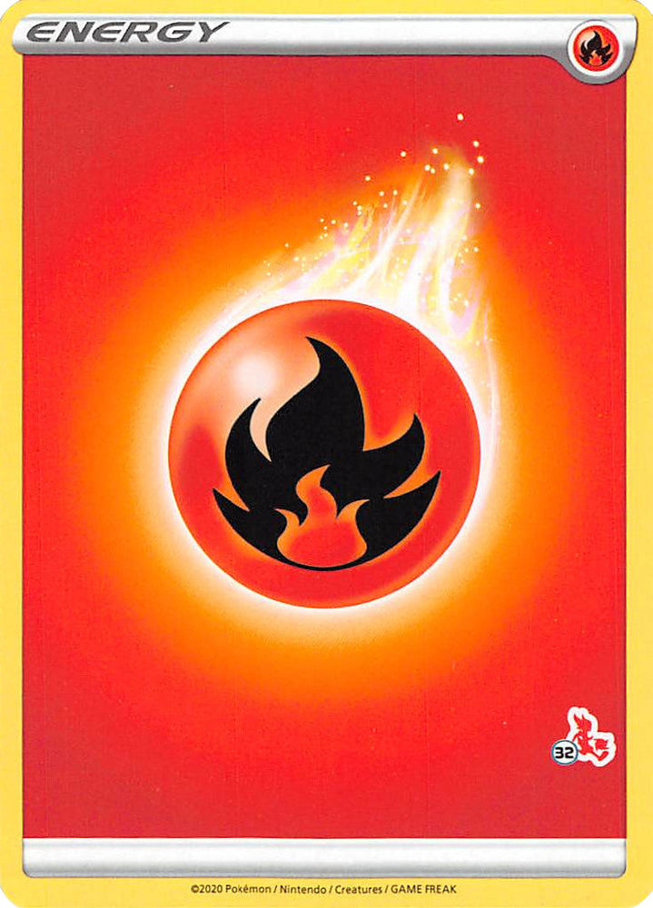Fire Energy (Cinderace Stamp #32) [Battle Academy 2022] Pokémon