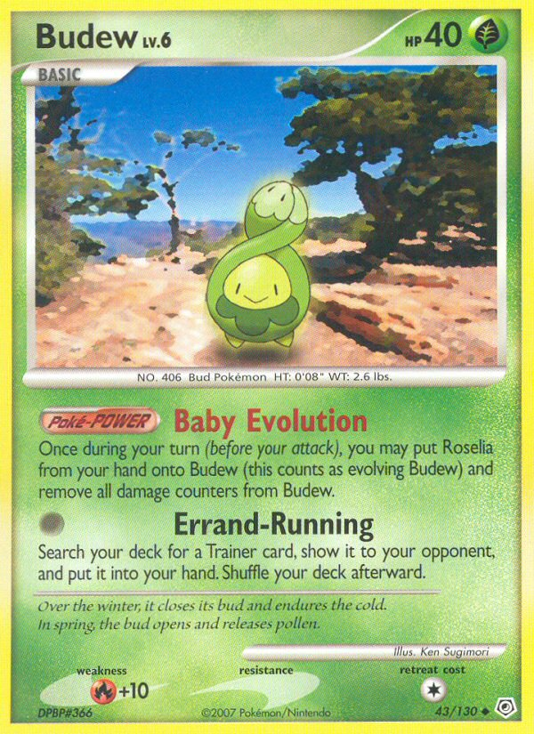 Budew (43/130) [Diamond & Pearl: Base Set] Pokémon