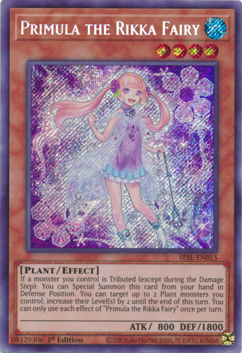 Primula the Rikka Fairy [SESL-EN015] Secret Rare Yu-Gi-Oh!
