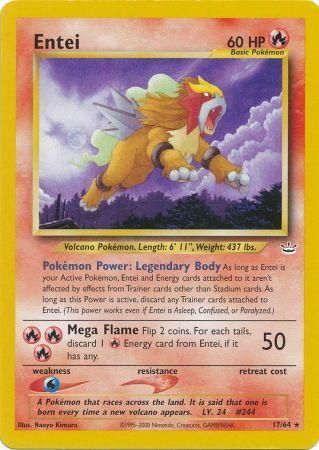 Entei (17/64) [Neo Revelation Unlimited] Pokémon