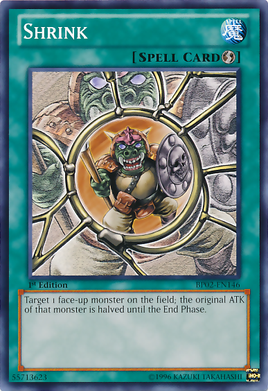 Shrink [BP02-EN146] Mosaic Rare Yu-Gi-Oh!