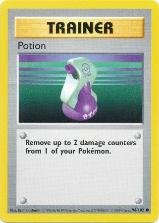 Potion (94/102) [Base Set Shadowless Unlimited] Pokémon