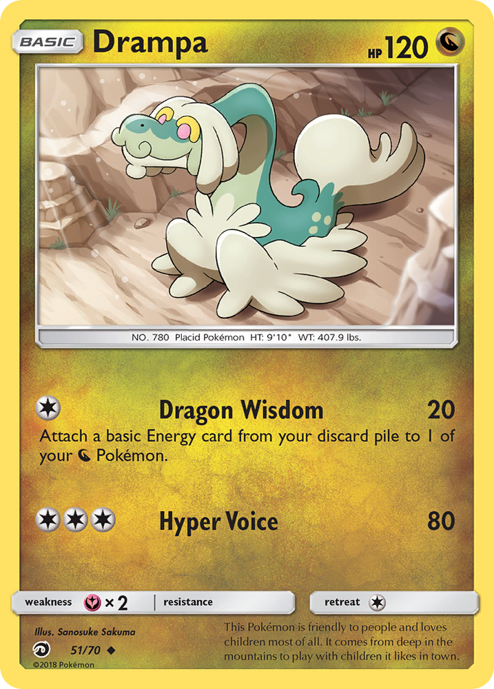 Drampa (51/70) [Sun & Moon: Dragon Majesty] Pokémon