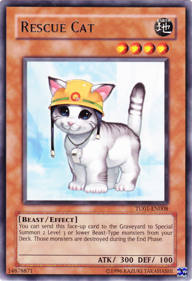 Rescue Cat [TU01-EN008] Rare Yu-Gi-Oh!