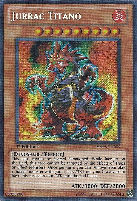 Jurrac Titano [HA03-EN039] Secret Rare Yu-Gi-Oh!