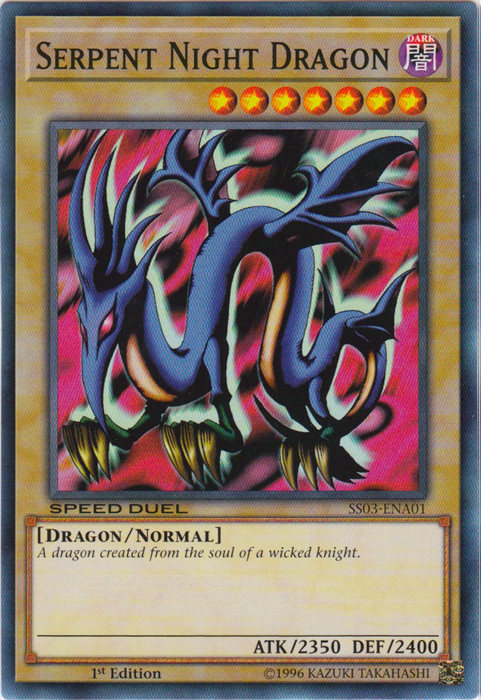 Serpent Night Dragon [SS03-ENA01] Common Yu-Gi-Oh!