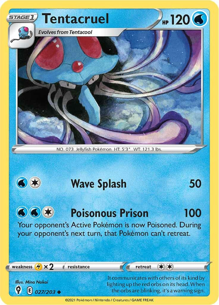 Tentacruel (027/203) [Sword & Shield: Evolving Skies] Pokémon