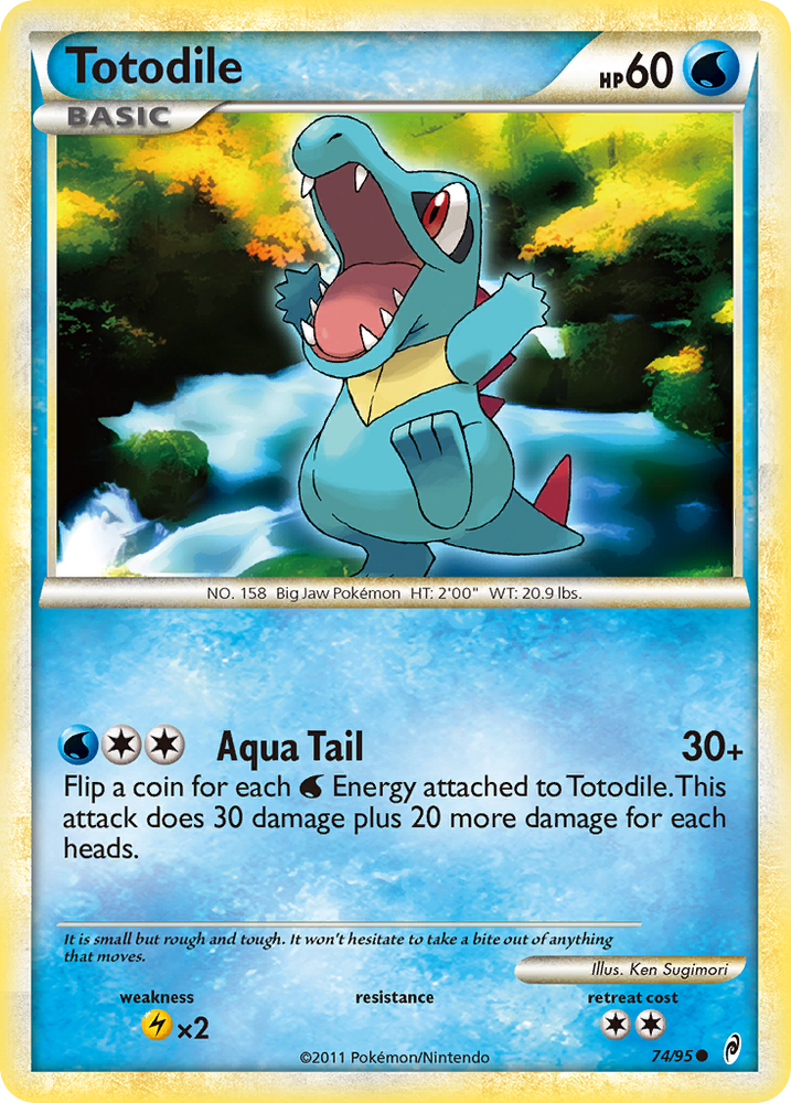 Totodile (74/95) [HeartGold & SoulSilver: Call of Legends] Pokémon