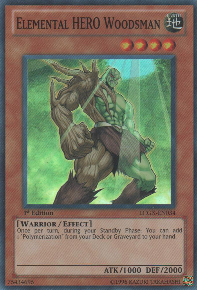 Elemental HERO Woodsman [LCGX-EN034] Super Rare Yu-Gi-Oh!