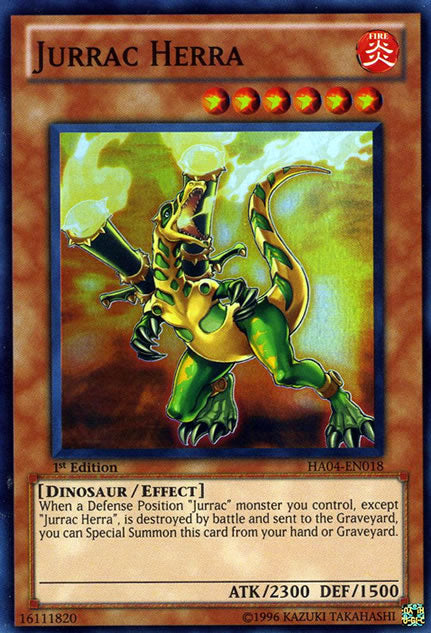 Jurrac Herra [HA04-EN018] Super Rare Yu-Gi-Oh!