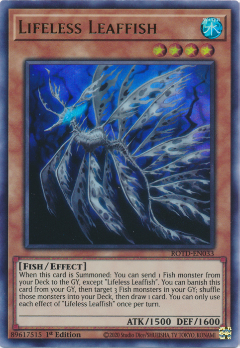Lifeless Leaffish [ROTD-EN033] Ultra Rare Yu-Gi-Oh!