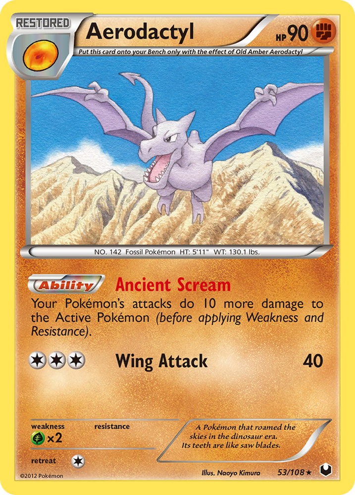 Aerodactyl (53/108) [Black & White: Dark Explorers] Pokémon