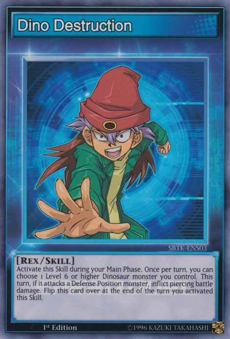 Dino Destruction [SBTK-ENS03] Super Rare Yu-Gi-Oh!