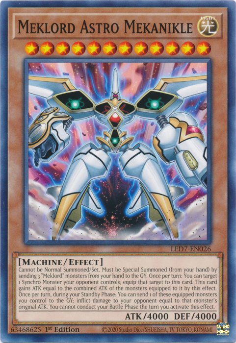 Meklord Astro Mekanikle [LED7-EN026] Common Yu-Gi-Oh!