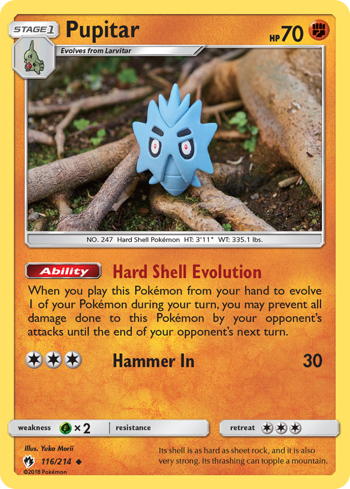 Pupitar (116/214) [Sun & Moon: Lost Thunder] Pokémon