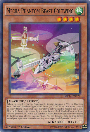Mecha Phantom Beast Coltwing [MP14-EN077] Common Yu-Gi-Oh!