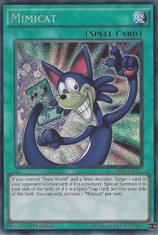 Mimicat [DRL2-EN027] Secret Rare Yu-Gi-Oh!