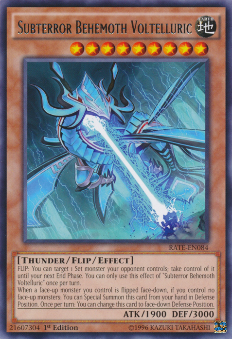 Subterror Behemoth Voltelluric [RATE-EN084] Rare Yu-Gi-Oh!