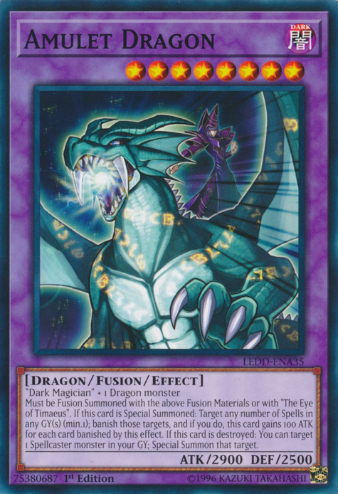 Amulet Dragon [LEDD-ENA35] Common Yu-Gi-Oh!