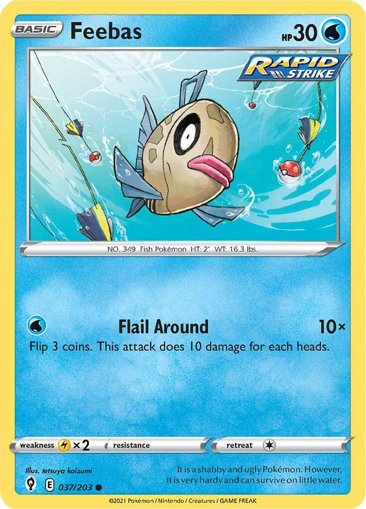 Feebas (037/203) [Sword & Shield: Evolving Skies] Pokémon