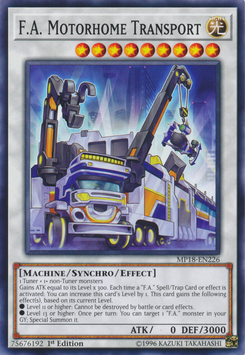 F.A. Motorhome Transport [MP18-EN226] Common Yu-Gi-Oh!