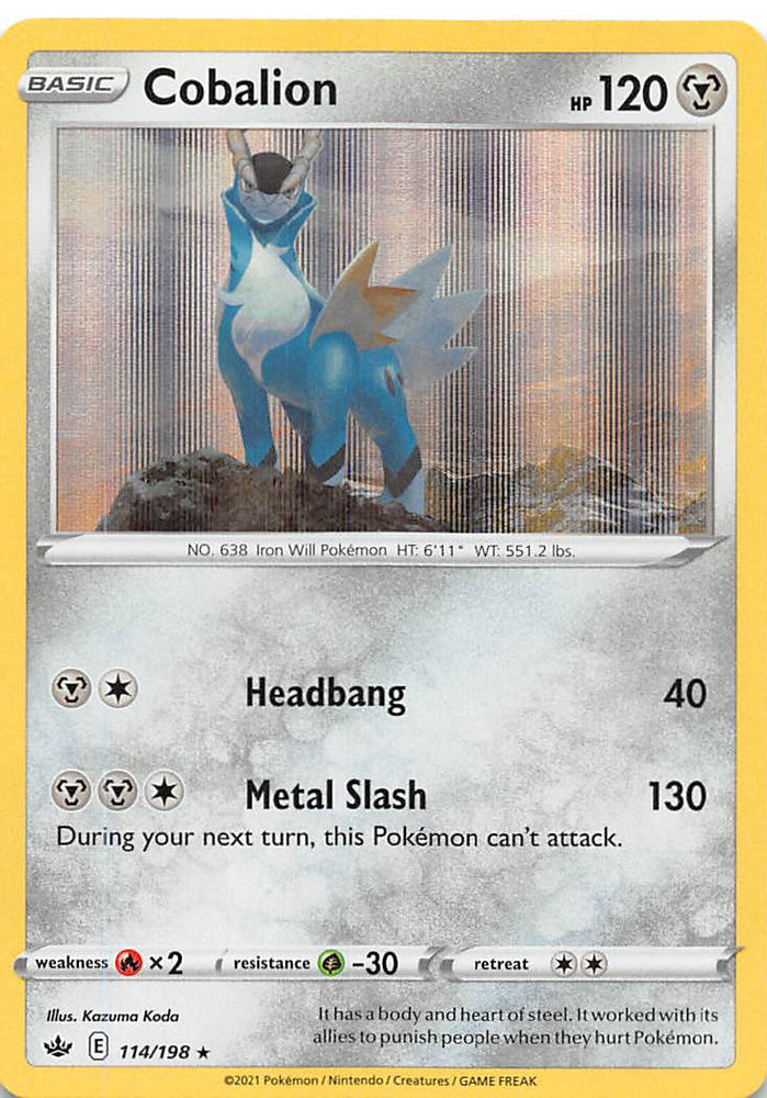 Cobalion (114/198) [Sword & Shield: Chilling Reign] Pokémon