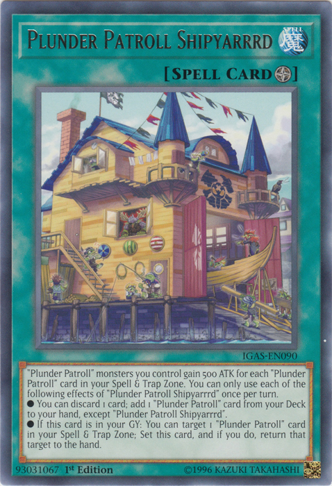 Plunder Patroll Shipyarrrd [IGAS-EN090] Rare Yu-Gi-Oh!