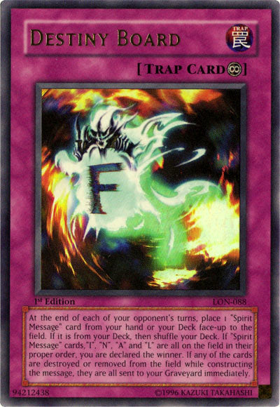 Destiny Board [LON-088] Ultra Rare Yu-Gi-Oh!