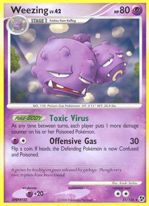 Weezing (31/106) [Diamond & Pearl: Great Encounters] Pokémon