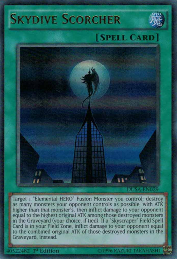 Skydive Scorcher [DUSA-EN029] Ultra Rare Yu-Gi-Oh!