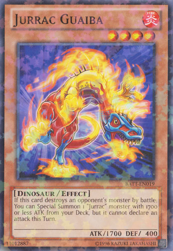 Jurrac Guaiba [BATT-EN019] Starfoil Rare Yu-Gi-Oh!