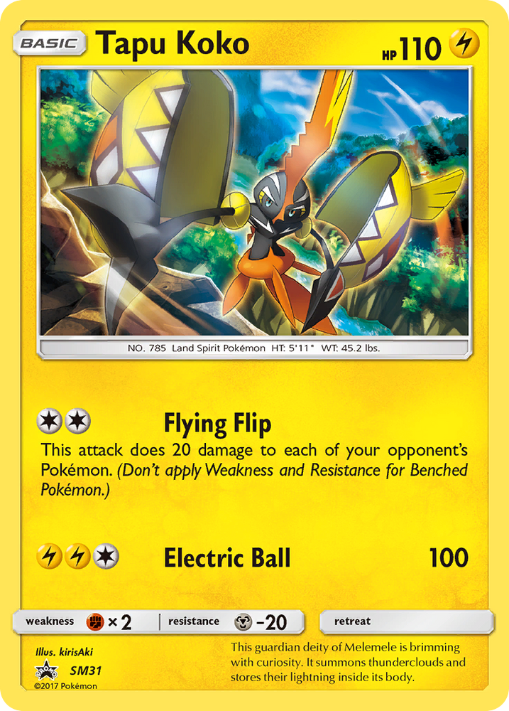 Tapu Koko (SM31) [Sun & Moon: Black Star Promos] Pokémon
