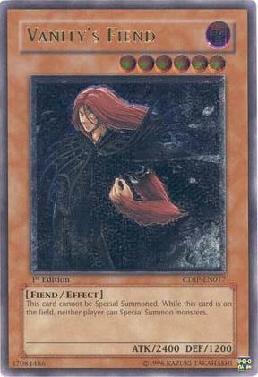 Vanity's Fiend [CDIP-EN017] Ultimate Rare Yu-Gi-Oh!