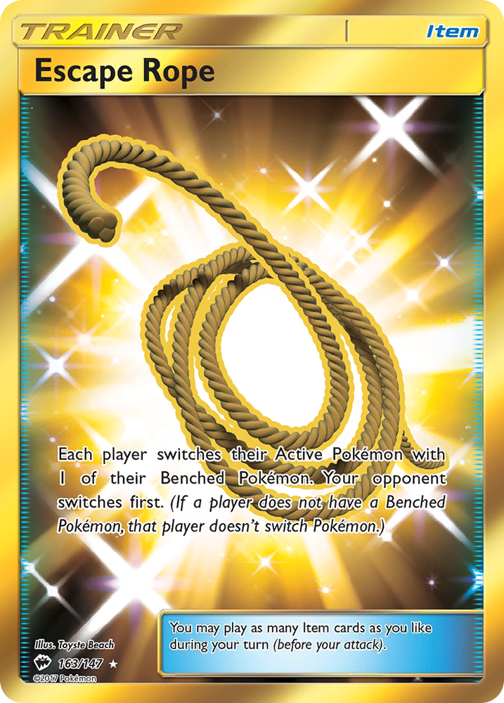 Escape Rope (163/147) [Sun & Moon: Burning Shadows] Pokémon