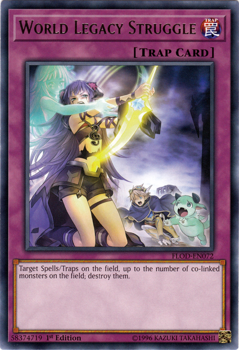 World Legacy Struggle [FLOD-EN072] Rare Yu-Gi-Oh!