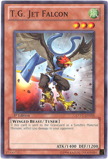 T.G. Jet Falcon [EXVC-EN018] Common Yu-Gi-Oh!